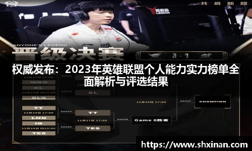 权威发布：2023年英雄联盟个人能力实力榜单全面解析与评选结果